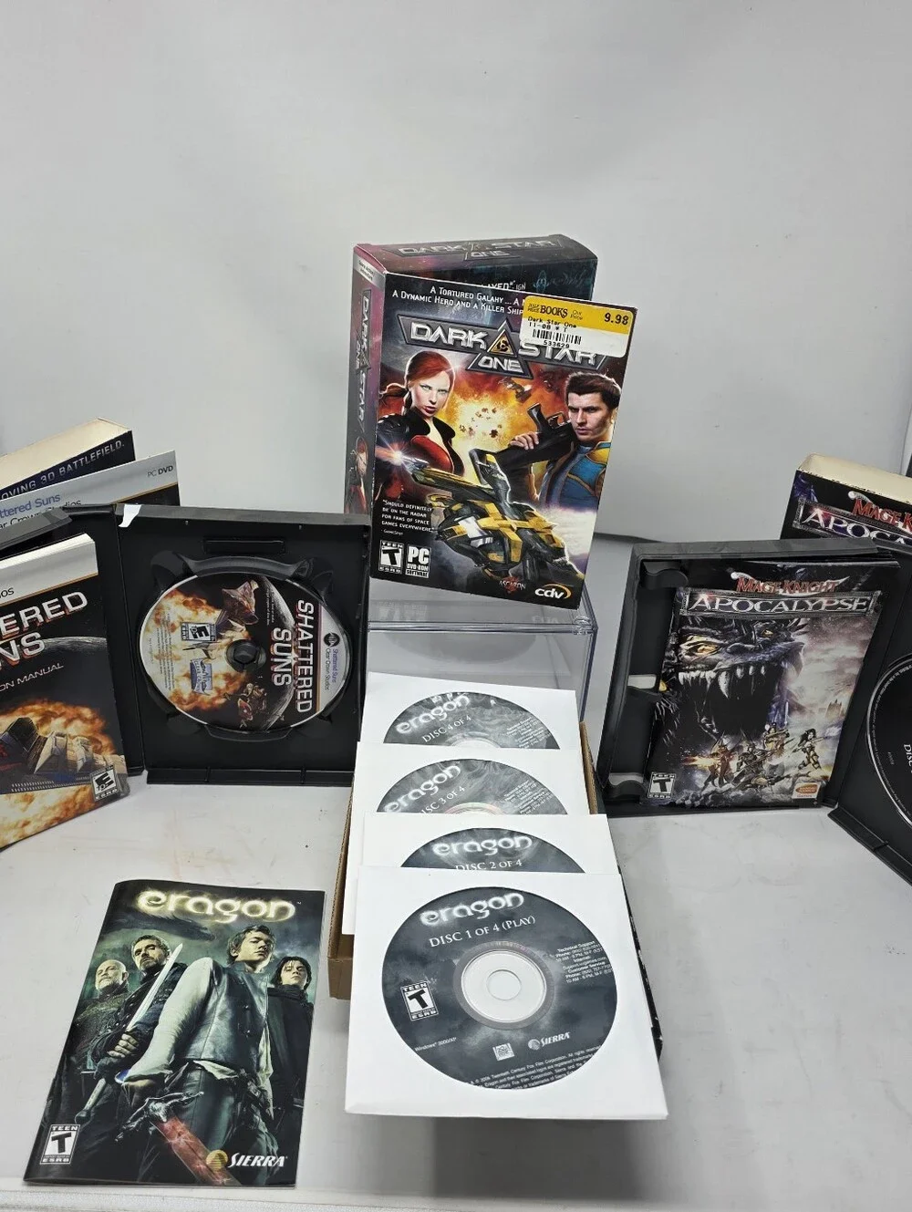 PC Game Lot 4 Games - Darkstar One NEW SEALED Eragon Mage Knight Shattered Suns